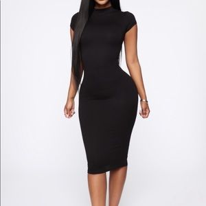 Black Midi Dress